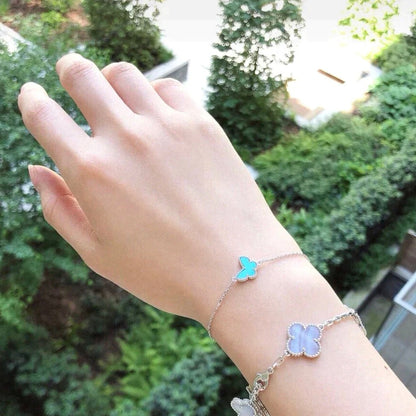 [Regalia Jewelry]BUTTERFLY TURQUOISE BUTTERFLY BRACELET SILVER