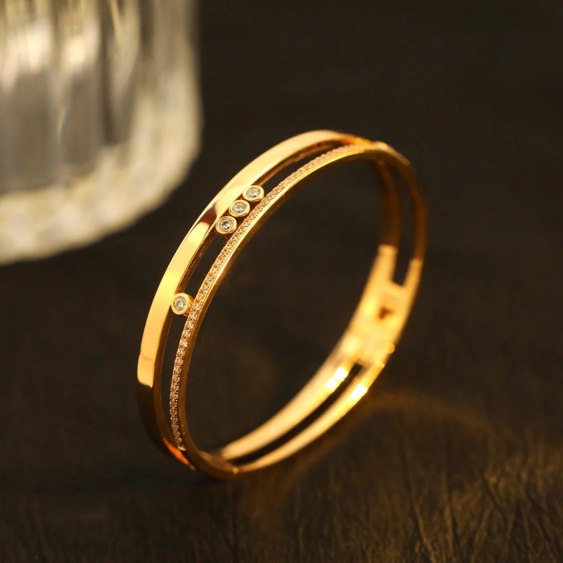 [Regalia  Jewels]Move Romane Diamond Bangle Bracelet