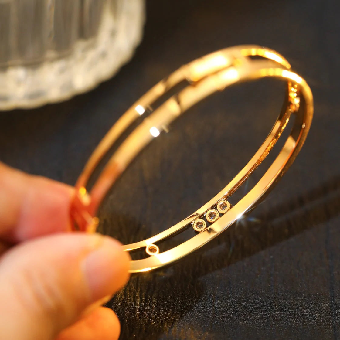 [Regalia  Jewels]Move Romane Diamond Bangle Bracelet