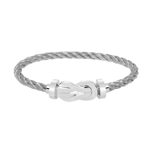 [Regalia Jewelry]CHANCE LARGE 8 FIGURE BUCKLE NO DIAMOND BRACELET SILVER