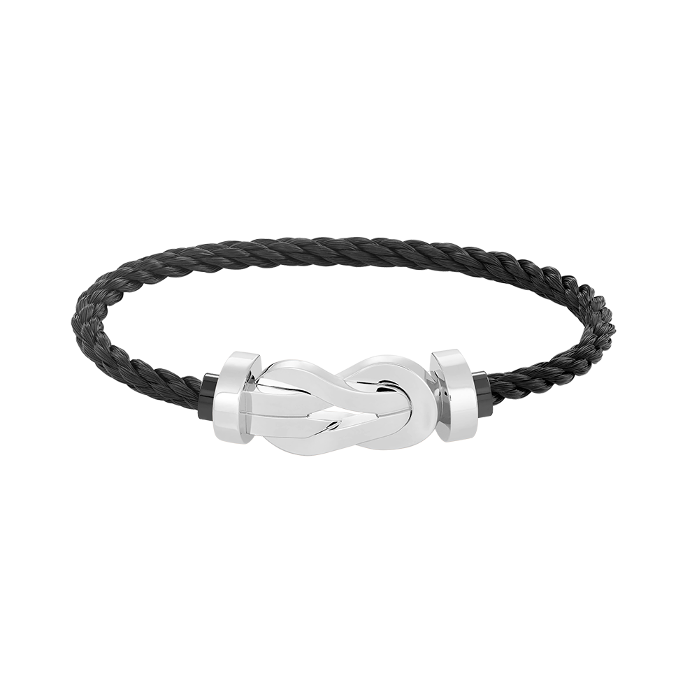 [Regalia Jewelry]CHANCE LARGE 8 FIGURE BUCKLE NO DIAMOND BRACELET SILVER