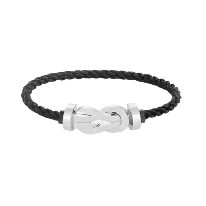 [Regalia Jewelry]CHANCE LARGE 8 FIGURE BUCKLE NO DIAMOND BRACELET SILVER