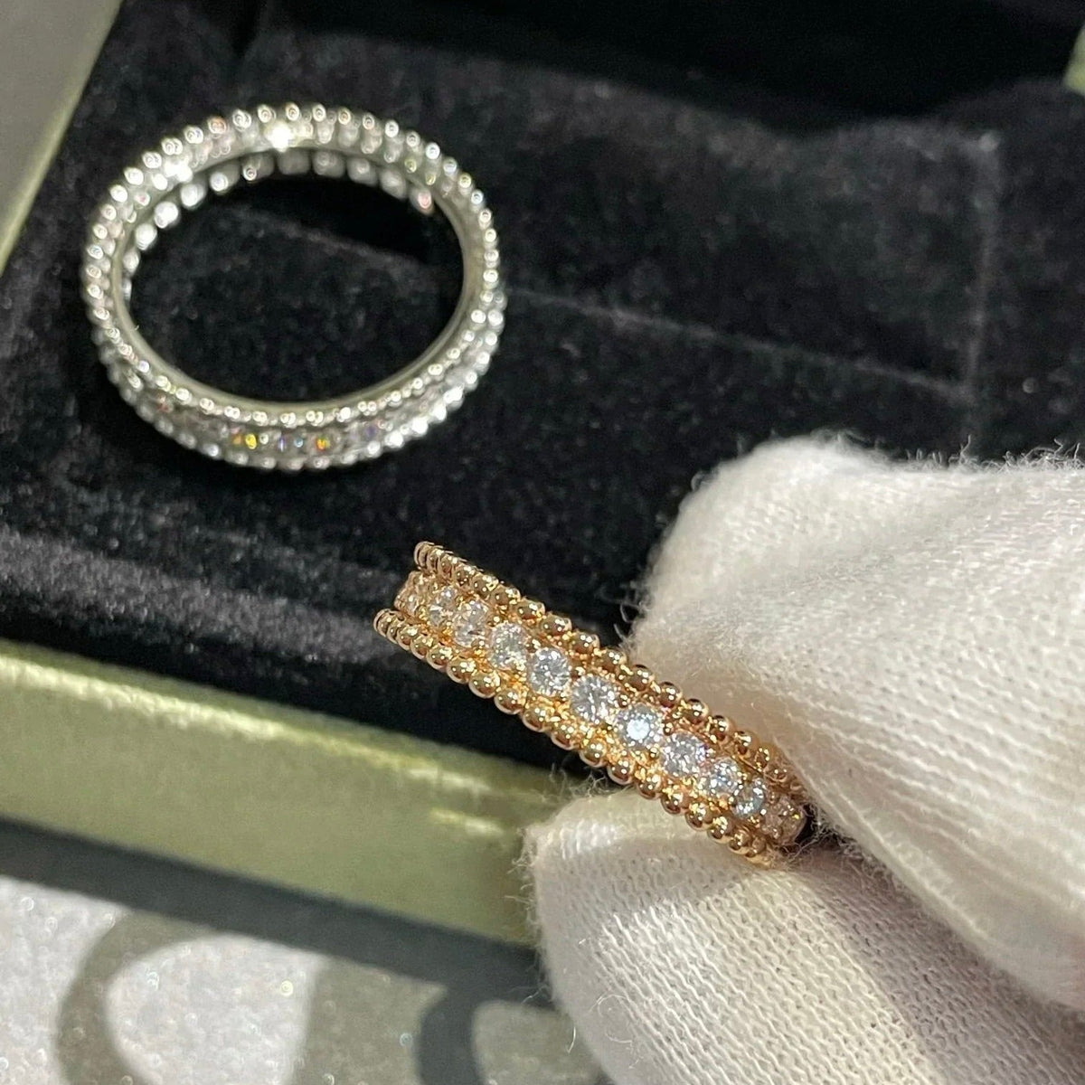[Regalia Jewelry]PERLEE DIAMOND SILVER RING