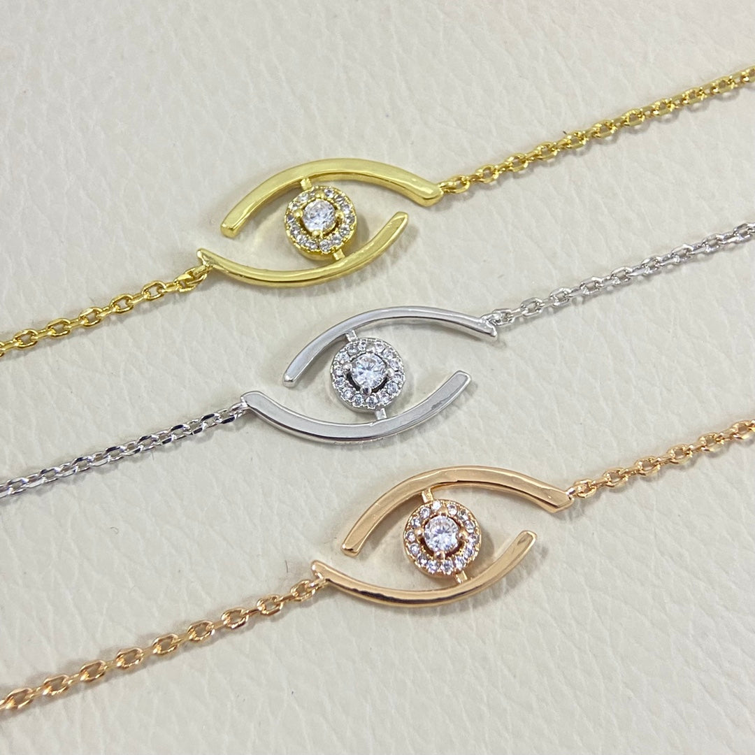 [Regalia  Jewels]Lucky Eye Pave-Set Diamond Bracelet