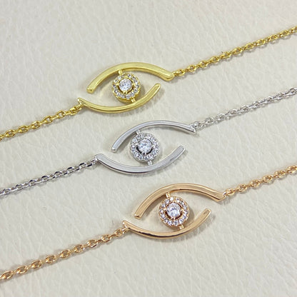 [Regalia  Jewels]Lucky Eye Pave-Set Diamond Bracelet