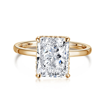 [Regalia Jewelry]4.0 Carat Ornate Enchanting Radiand Cut Banquet Ring