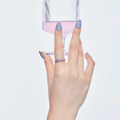 [Regalia Jewelry]Unique Colorful Emerald Cut Party Ring