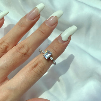 [Regalia Jewelry]1.0 Carat Dainty Resplendent Radiant Cut Daily Ring