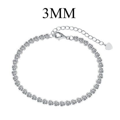 [Regalia Jewelry]Ornate  Sparkling Round Cut Daily Bracelet