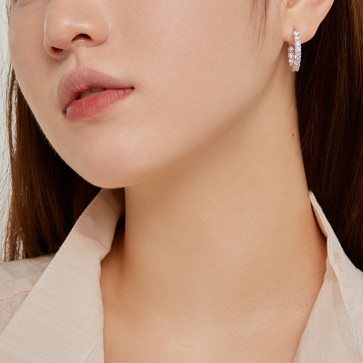 [Regalia Jewelry]Unique Round Cut Daily Earrings