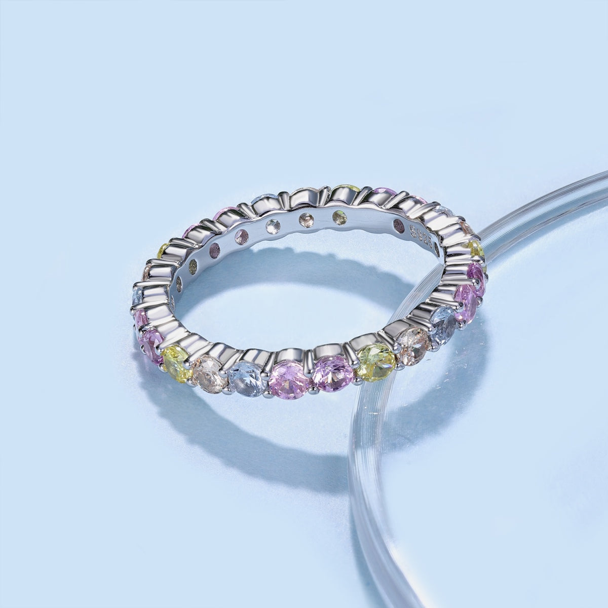 [Regalia Jewelry]Dazzling Resplendent Round Cut Party Ring