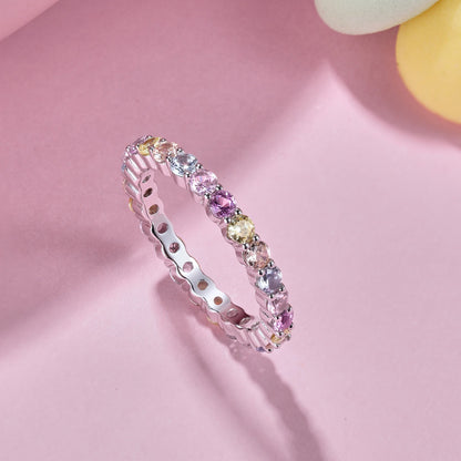 [Regalia Jewelry]Dazzling Resplendent Round Cut Party Ring