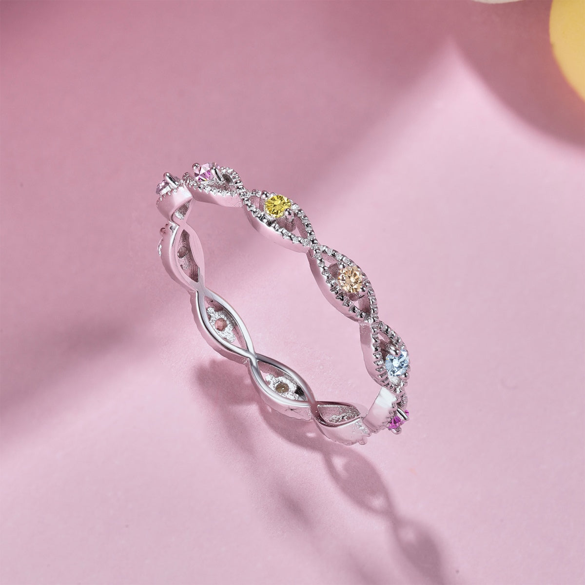 [Regalia Jewelry]Elegant Energetic Round Cut Daily Ring