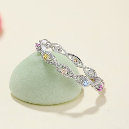 [Regalia Jewelry]Elegant Energetic Round Cut Daily Ring