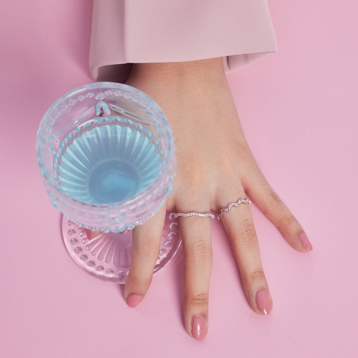 [Regalia Jewelry]Ornate Vibrant Round Cut Daily Ring