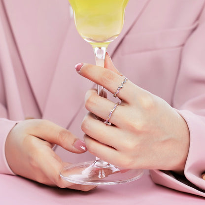 [Regalia Jewelry]Ornate Vibrant Round Cut Daily Ring