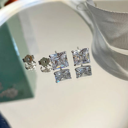[Regalia Jewelry]Ornate Square Shape Earrings