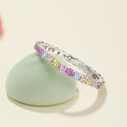 [Regalia Jewelry]Elegant Vivid Round Cut Daily Ring