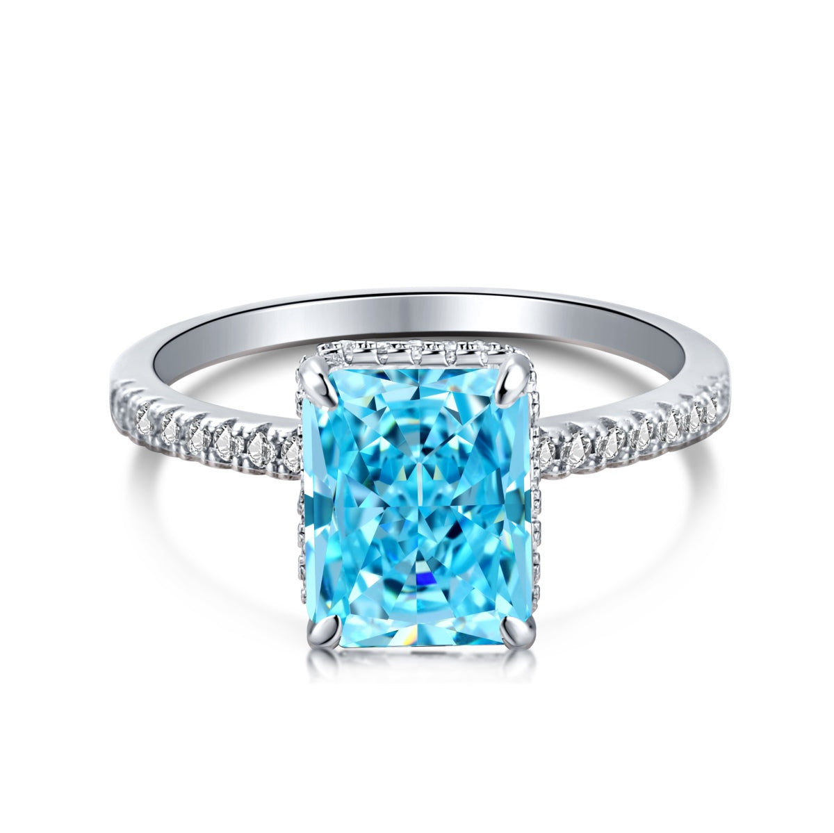[Regalia Jewelry]4.0 Carat Luxurious Engagement Ring