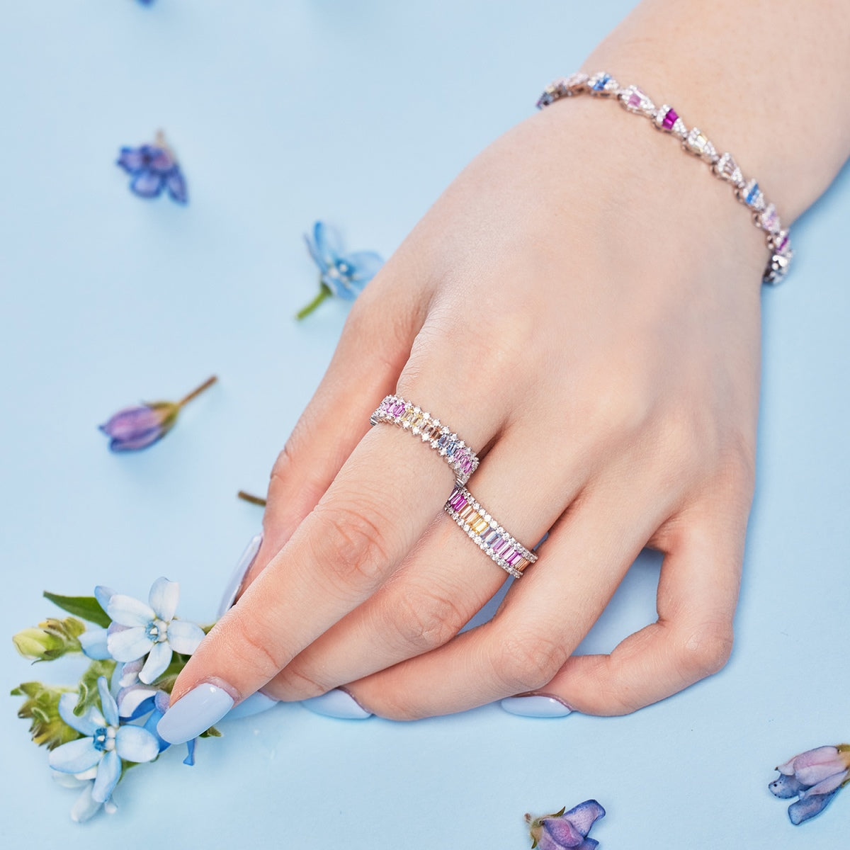 [Regalia Jewelry]Radiant Water Drop Shape Daily Bracelet