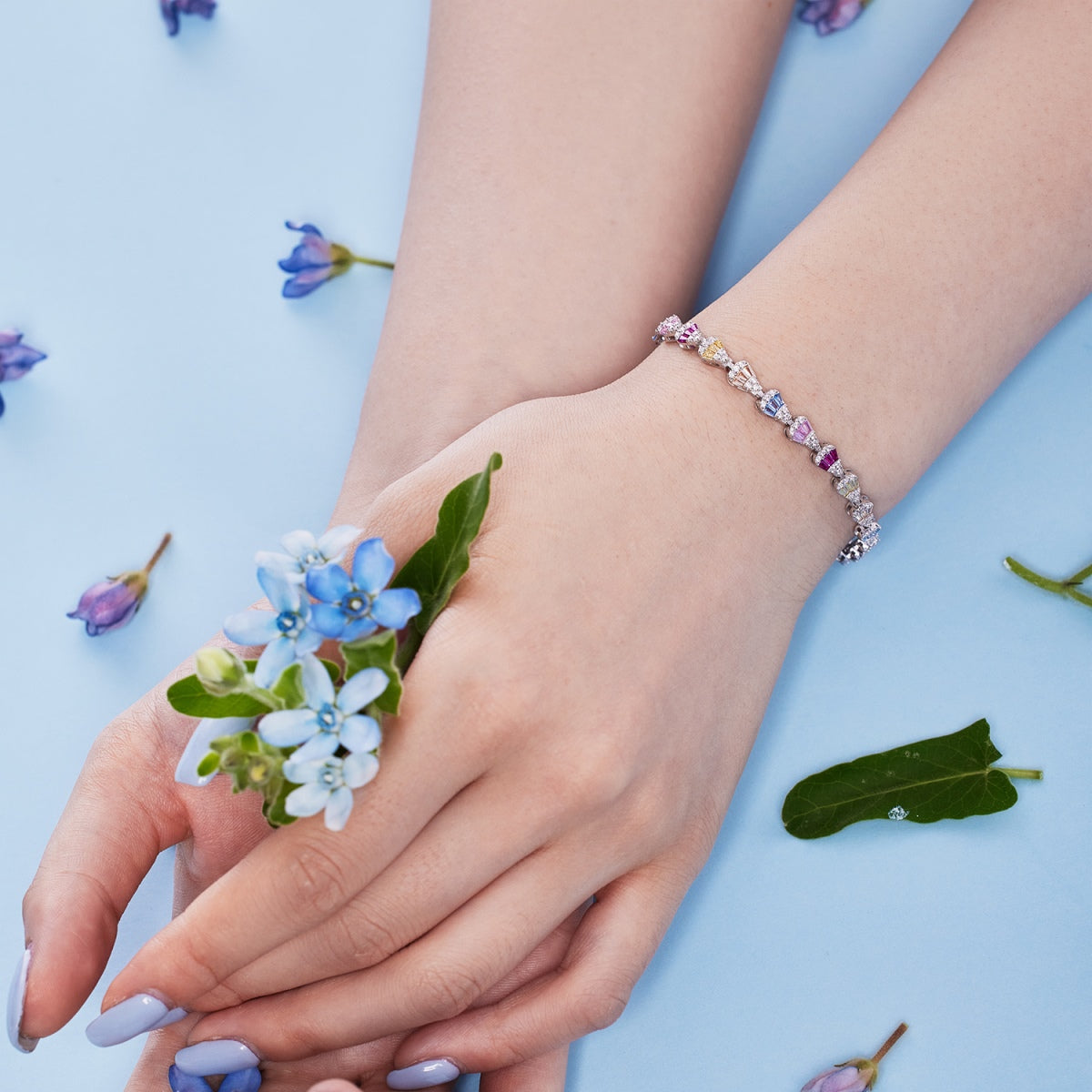 [Regalia Jewelry]Radiant Water Drop Shape Daily Bracelet