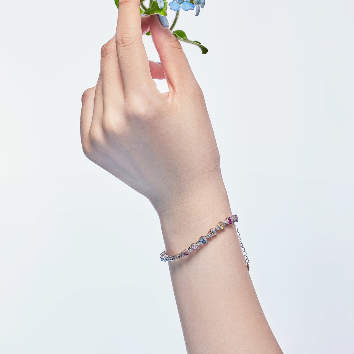[Regalia Jewelry]Radiant Water Drop Shape Daily Bracelet