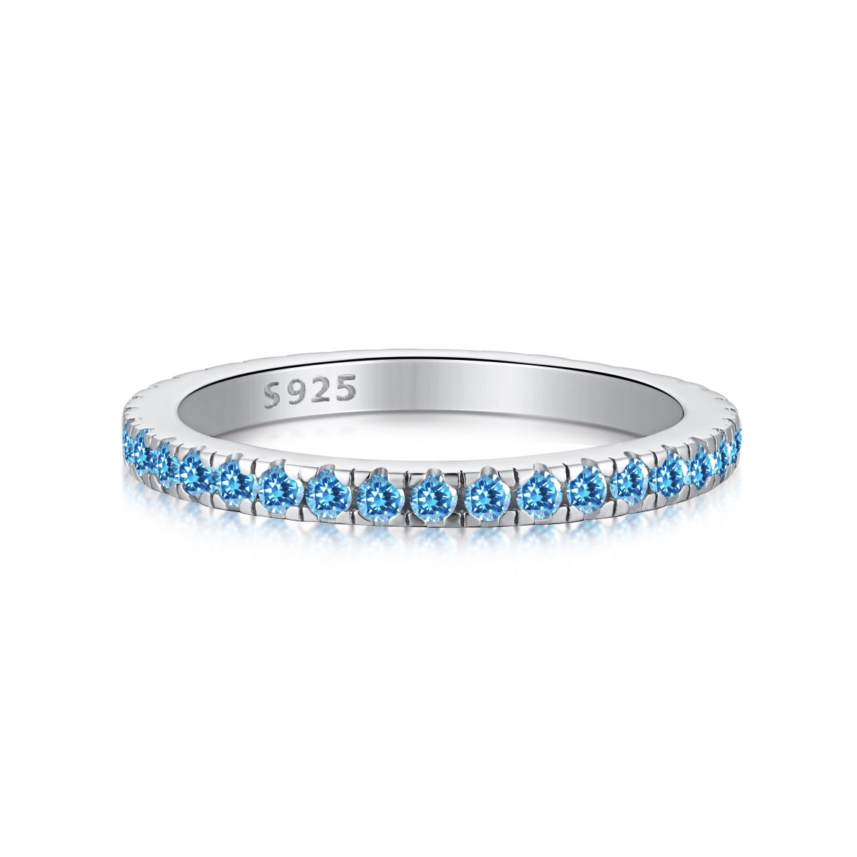 [Regalia Jewelry]Delicate Sparkling Round Cut Daily Ring