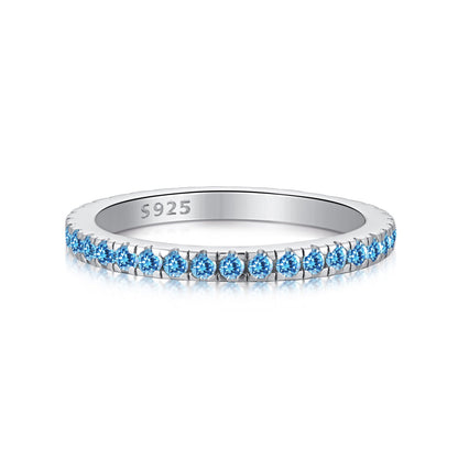 [Regalia Jewelry]Delicate Sparkling Round Cut Daily Ring