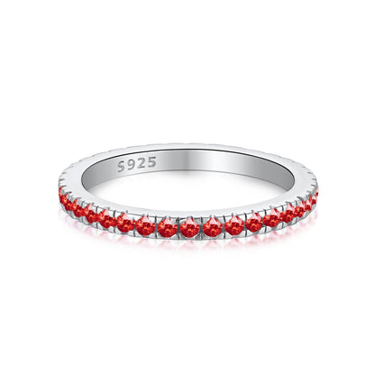 [Regalia Jewelry]Delicate Sparkling Round Cut Daily Ring