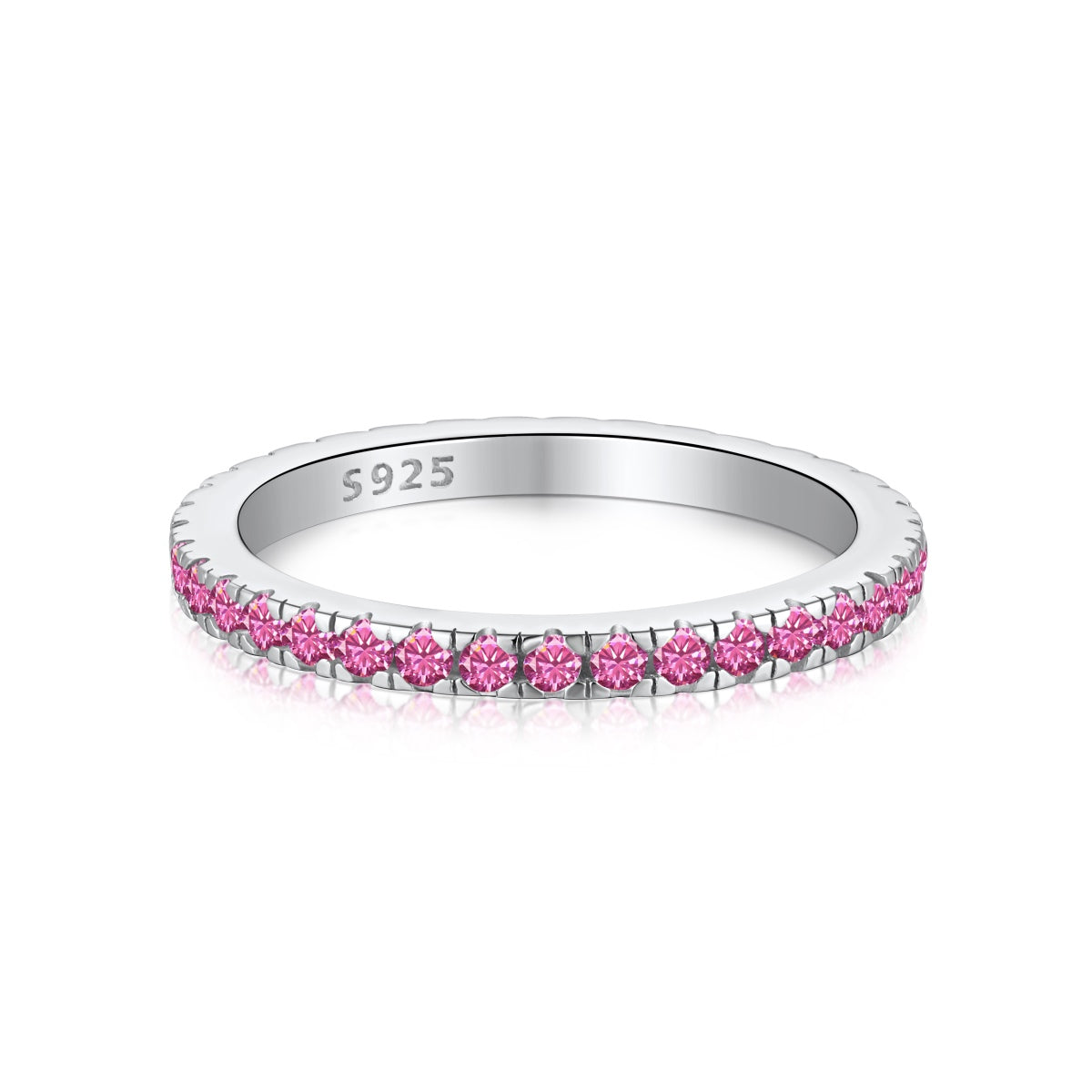 [Regalia Jewelry]Delicate Sparkling Round Cut Daily Ring