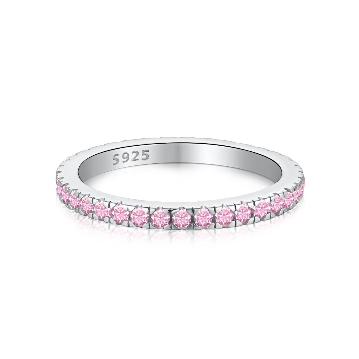 [Regalia Jewelry]Delicate Sparkling Round Cut Daily Ring