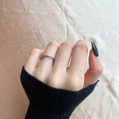 [Regalia Jewelry]Delicate Sparkling Round Cut Daily Ring