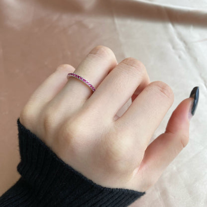 [Regalia Jewelry]Delicate Sparkling Round Cut Daily Ring