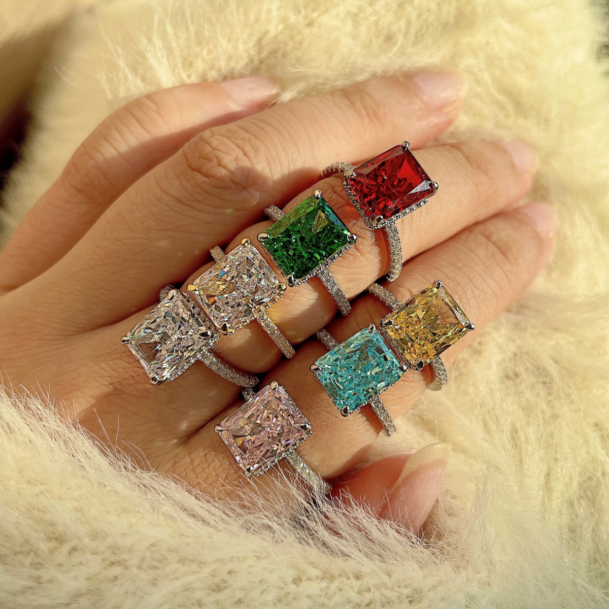 [Regalia Jewelry]4.0 Carat Luxurious Engagement Ring