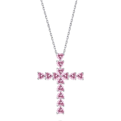 [Regalia Jewelry]Radiant Cross Shape Necklace