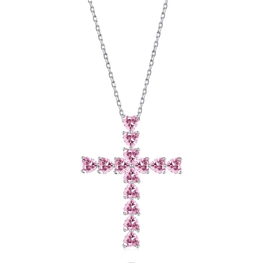 [Regalia Jewelry]Radiant Cross Shape Necklace