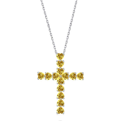 [Regalia Jewelry]Radiant Cross Shape Necklace
