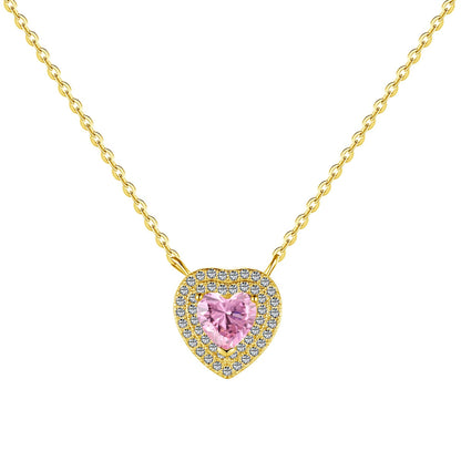 [Regalia Jewelry]Exquisite Heart Shape Necklace