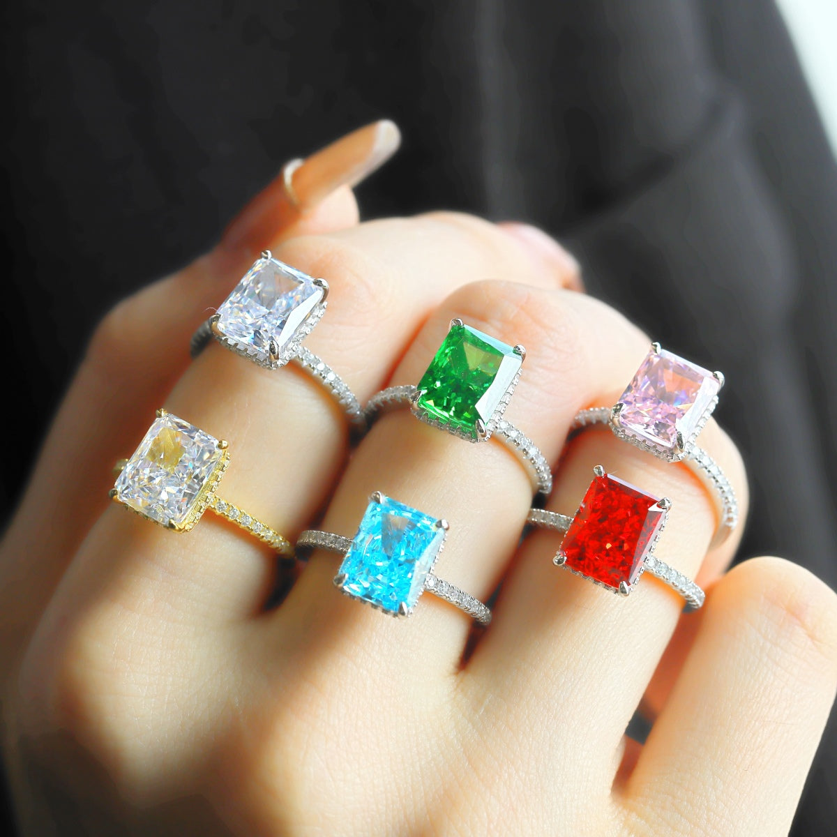 [Regalia Jewelry]4.0 Carat Luxurious Engagement Ring