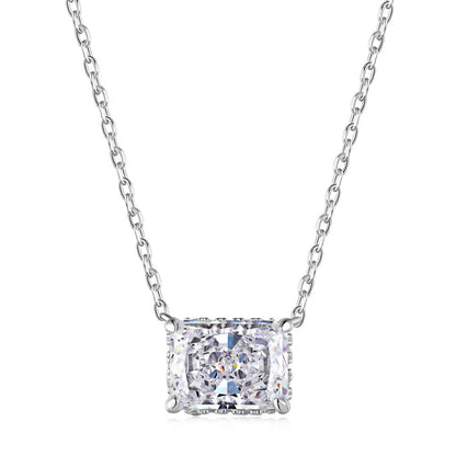 [Regalia Jewelry]Luxurious Square Shape Colorful Necalack