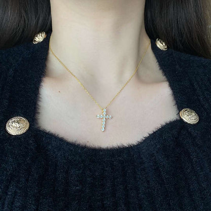 [Regalia Jewelry]Unique Cross Shape Necklace