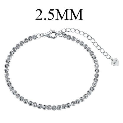 [Regalia Jewelry]Dazzling Sparkling Round Cut Daily Bracelet