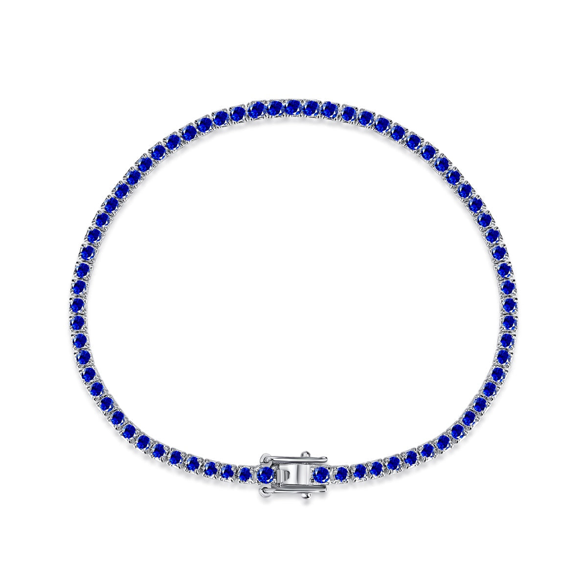 [Regalia Jewelry]Dazzling Colorful Round Cut Daily Bracelet