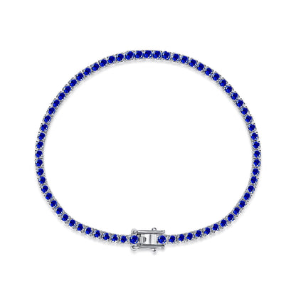 [Regalia Jewelry]Dazzling Colorful Round Cut Daily Bracelet