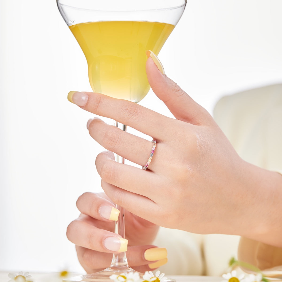 [Regalia Jewelry]Elegant Vivid Round Cut Daily Ring