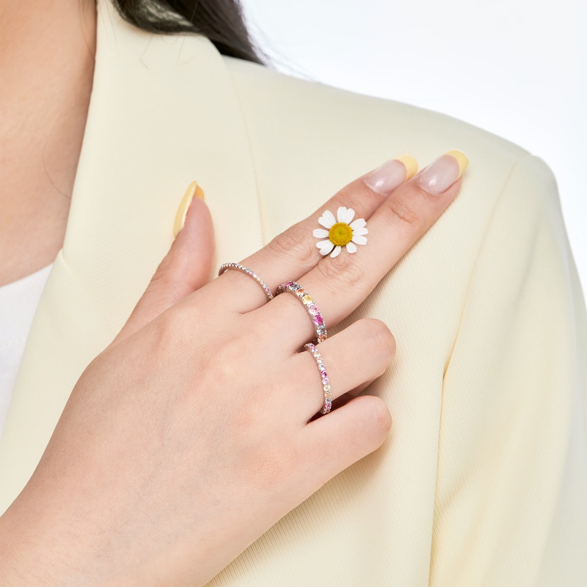 [Regalia Jewelry]Elegant Vivid Round Cut Daily Ring