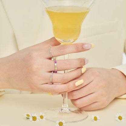 [Regalia Jewelry]Elegant Vivid Round Cut Daily Ring