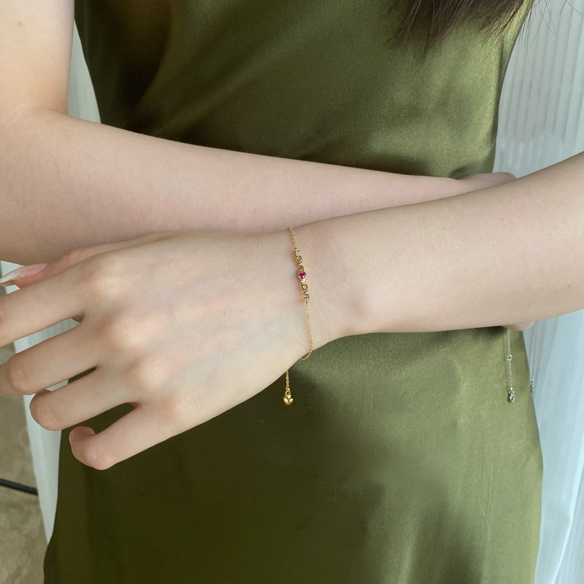 [Regalia Jewelry]Romantic Heart Shape Lover Bracelet