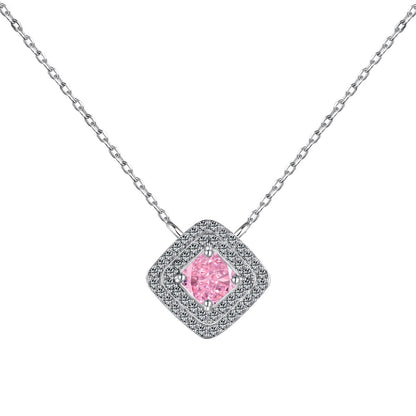 [Regalia Jewelry]Sparkling Asscher Cut Necklace