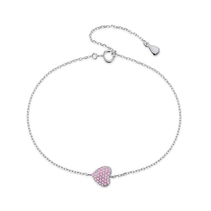 [Regalia Jewelry]Heart-Shaped Gentle and Versatile Bracelet